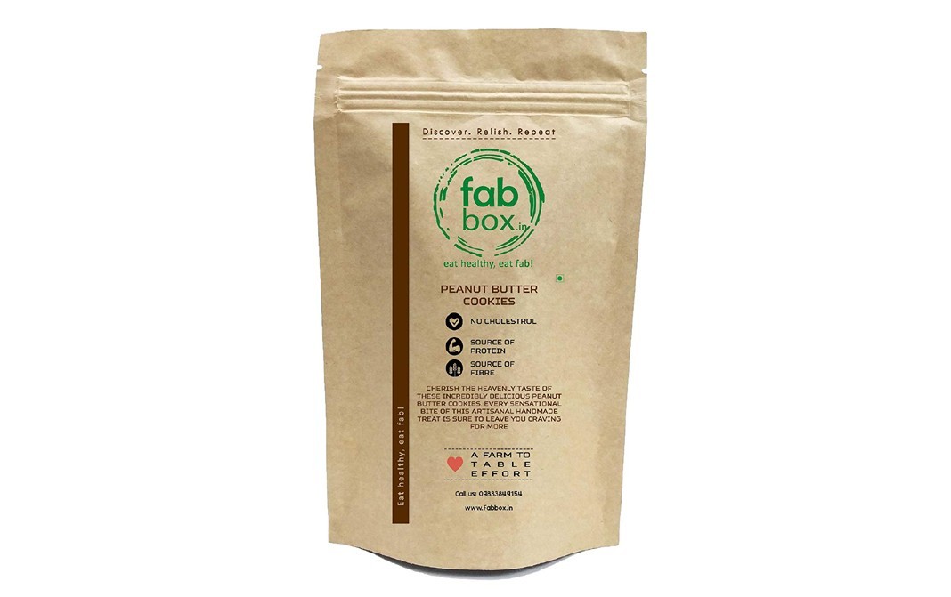 Fab box Peanut Butter Cookies    Pack  100 grams